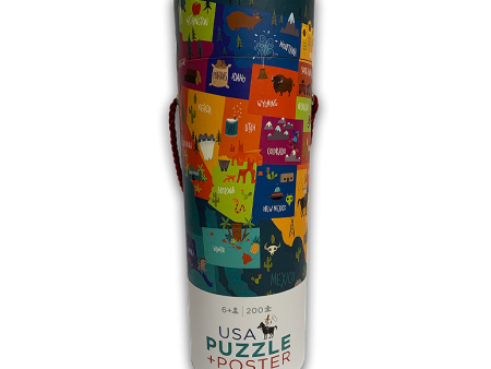 USA Puzzle Poster Online Hot Sale