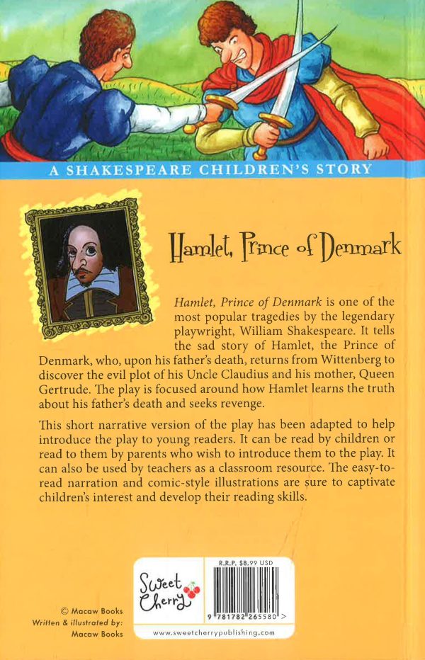 Hamlet, Prince Of Denmark: A Shakespeare Children s Story (Sweet Cherry Easy Classics) Online Sale