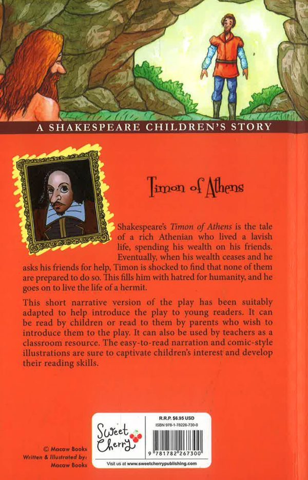 Timon Of Athens: A Shakespeare Children s Story (Sweet Cherry Easy Classics) Hot on Sale