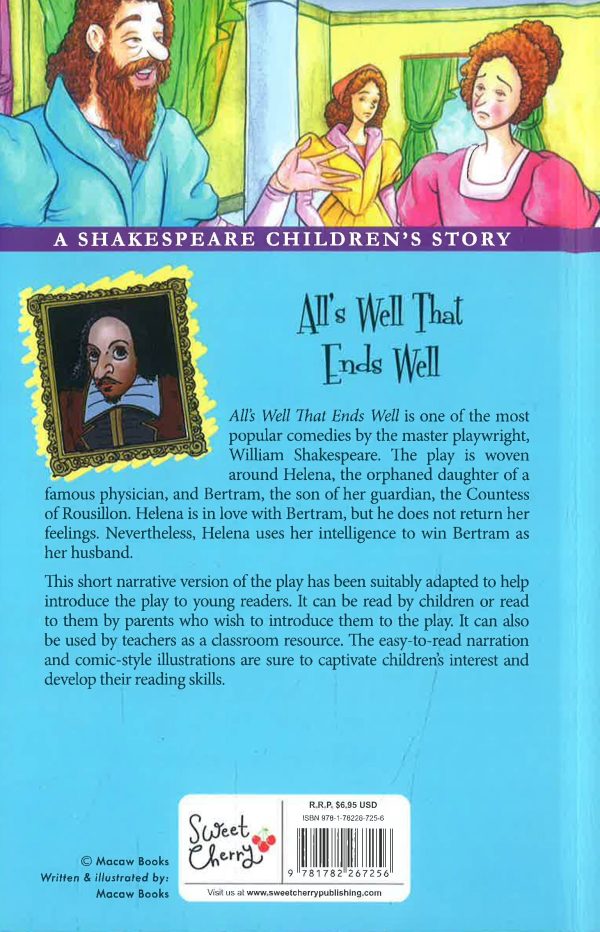 All s Well That Ends Well: A Shakespeare Children s Story (Sweet Cherry Easy Classics) Sale