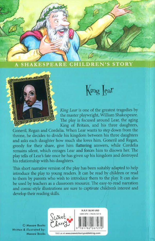 King Lear: A Shakespeare Children s Story (Sweet Cherry Easy Classics) Online now