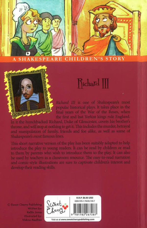 Richard III: A Shakespeare Children s Story (Sweet Cherry Easy Classics) on Sale